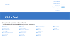 Desktop Screenshot of clinicadam.com